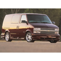 Chevrolet Astro 1995-2004 / GMC Safari Van 1995-2004 X-2 Look 1 Piece Polyurethane Front Bumper image - 2