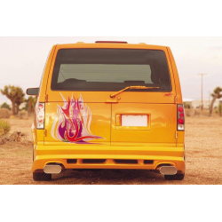 Chevrolet Astro 1995-2004 / GMC Safari Van 1995-2004 Python Look 1 Piece Polyurethane Rear Lip image - 1