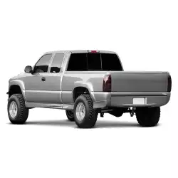 Chevrolet Silverado / GMC Sierra Ext Cab 1999-2000 Aggressive Design 4 Piece Polyurethane Side Skirts Kit image - 1