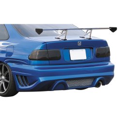 Honda Civic 2DR / 4DR 1996-2000 KBD 1 Piece Polyurethane Rear Bumper image - 1