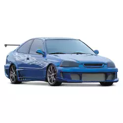 Honda Civic Coupe 2DR 1996-2000 2 Piece Polyurethane Side Skirts image - 2