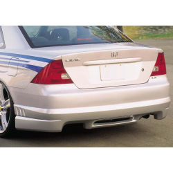 Honda Civic Sedan 4DR 2001-2005 KBD 1 Piece Polyurethane Rear Lip image - 2