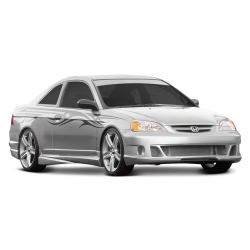 Honda Civic 2DR / 4DR 2001-2003 KBD 1 Piece Polyurethane Front Bumper image - 2