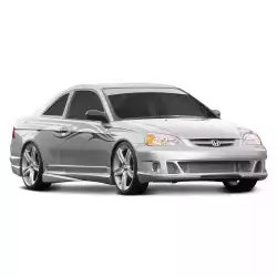 Honda Civic 2DR / 4DR 2001-2003 1 Piece Polyurethane Front Bumper image - 2