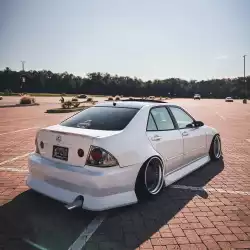 Lexus IS300 2000-2005 Bsport Style 1 Piece Polyurethane Rear Bumper image - 1