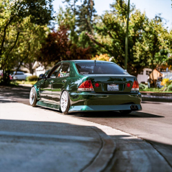 Lexus IS300 2000-2005 Bsport Style 1 Piece Polyurethane Rear Bumper image - 2