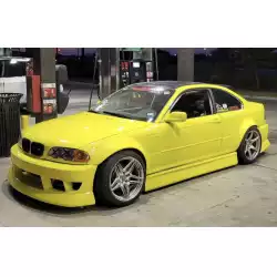 BMW E46 3 Series 2DR 4DR 1999-2005 ISB Style 4 Piece Polyurethane Full Body Kit image - 3