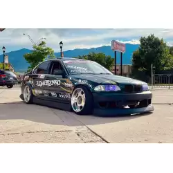 BMW E46 3 Series 2DR 4DR 1999-2005 ISB Style 4 Piece Polyurethane Full Body Kit image - 7