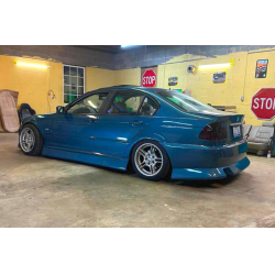 BMW E46 3 Series 2DR 4DR 1999-2005 ISB Style 1 Piece Polyurethane Rear Bumper image - 3