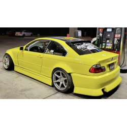 BMW E46 3 Series 2DR 4DR 1999-2005 ISB Style 2 Piece Polyurethane Side Skirts image - 6