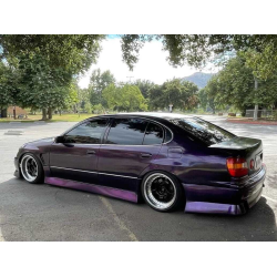 Lexus GS Series GS300 GS400 GS430 1998-2005 Bsport Style 2 Piece Polyurethane Side Skirts image - 2