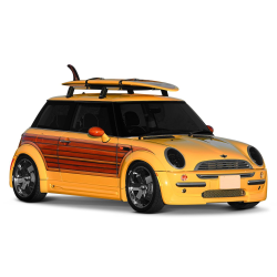 Mini Cooper 2002-2005 KBD 10 Piece Polyurethane Full Body Kit image - 1