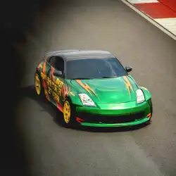 Nissan 350Z 2003-2008 VTX Style 4 Piece Polyurethane Full Body Kit image - 8