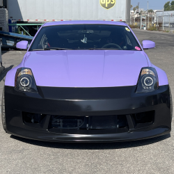 Nissan 350Z 2003-2008 VTX Style 1 Piece Polyurethane Front Bumper image - 2