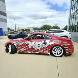 Nissan 350Z 2003-2008 VTX Style 2 Piece Polyurethane Side Skirts image - 8