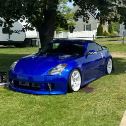 Nissan 350Z 2003-2008 VTX Style 4 Piece Polyurethane Full Body Kit image - 12