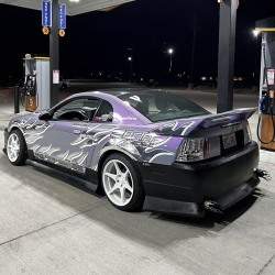 Ford Mustang 1999-2004 2FORDY 1 Piece Polyurethane Rear Bumper image - 1