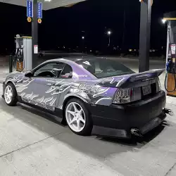 Ford Mustang 1999-2004 2FORDY 1 Piece Polyurethane Rear Bumper image - 2