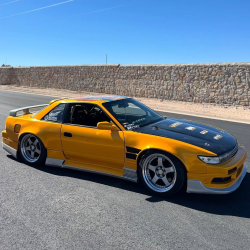 Nissan 240SX S13 Silvia Coupe 1989-1994 Racing Style 4 Piece Polyurethane Full Body Kit image - 2