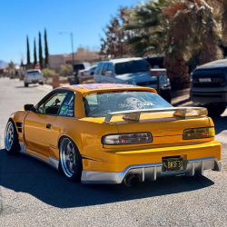 Nissan 240SX S13 Silvia Coupe 1989-1994 Racing Style 4 Piece Polyurethane Full Body Kit image - 3