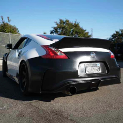 Nissan 370Z 2009-2020 Duckbill Style 1 Piece Polyurethane Rear Wing Spoiler image - 1