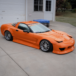 Chevrolet Corvette C5 1997-2004 Kyouki Style 4 Piece Polyurethane Full Body Kit image - 4
