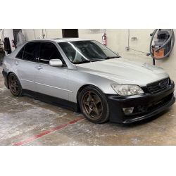 Lexus IS300 2000-2005 VTX Style 2 Piece Polyurethane Side Skirts image - 2