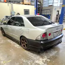 Lexus IS300 2000-2005 VTX Style 1 Piece Polyurethane Rear Bumper image - 2