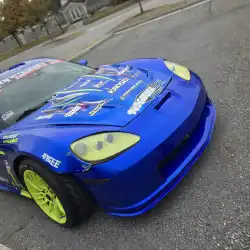 Chevrolet Corvette C6 2006-2013 C6R Style 1 Piece Polyurethane Front Bumper image - 6