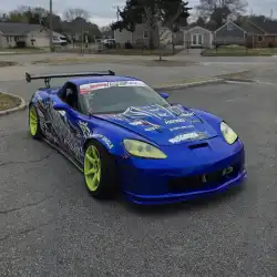 Chevrolet Corvette C6 2006-2013 C6R Style 1 Piece Polyurethane Front Bumper image - 7