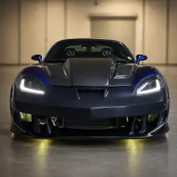 Chevrolet Corvette C6 2006-2013 Artisan Style 1 Piece Front Bumper image - 3