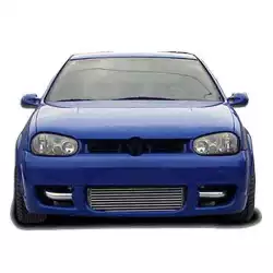 Volkswagen Golf GTI 1999-2005 R32 Style 1 Piece Polyurethane Front Bumper image - 1
