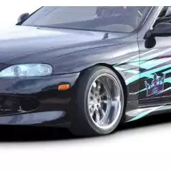 Lexus SC SC300 SC400 1992-2000 KBD Style 2 Piece Polyurethane 50mm Front Fenders image - 4