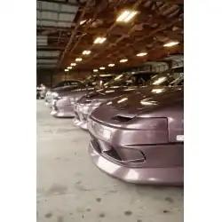 Nissan 240SX S13 Coupe / Convertible (Pop Up) 1989-1994 Bsport Style 4 Piece Polyurethane Full Body Kit image - 9