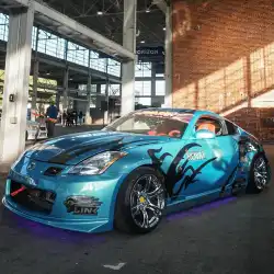 Nissan 350Z 2003-2008 Nismo 2 V2 Style 4 Piece Polyurethane Full Body Kit image - 14