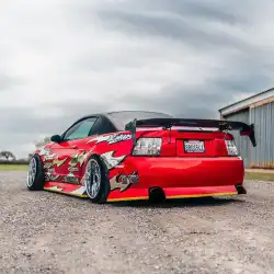 Ford Mustang 1999-2004 2FORDY 2 Piece Polyurethane Side Skirts image - 7