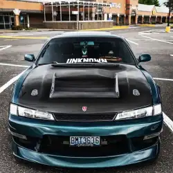 Nissan 240SX S14 Kouki 1997-1998 DM3 1 Piece Polyurethane Front Bumper image - 9