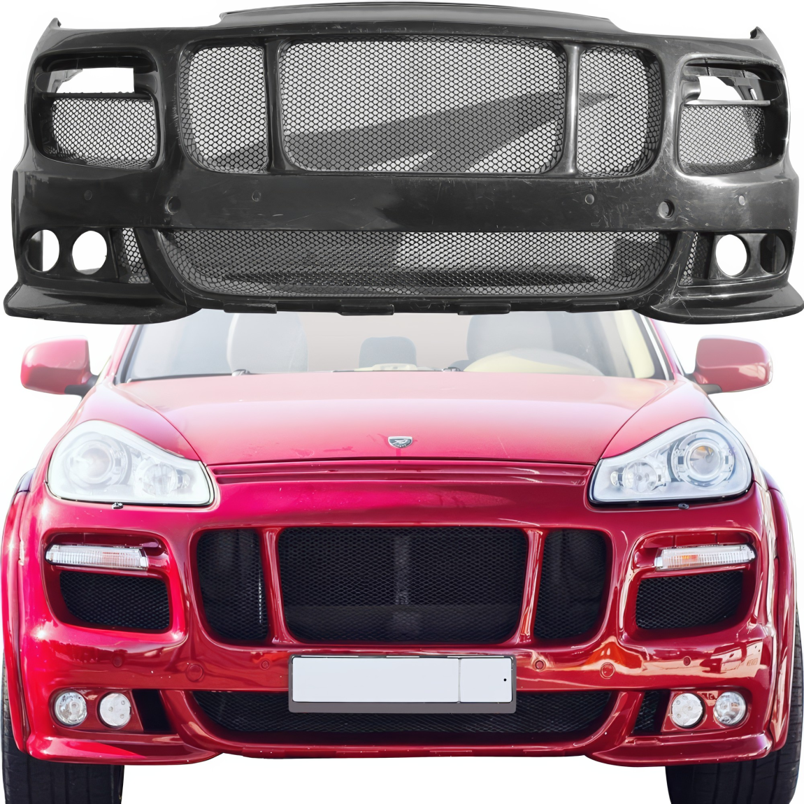 All kind of body kits for Porsche Cayenne 2008. Exterior/Front Bumpers or Lips 