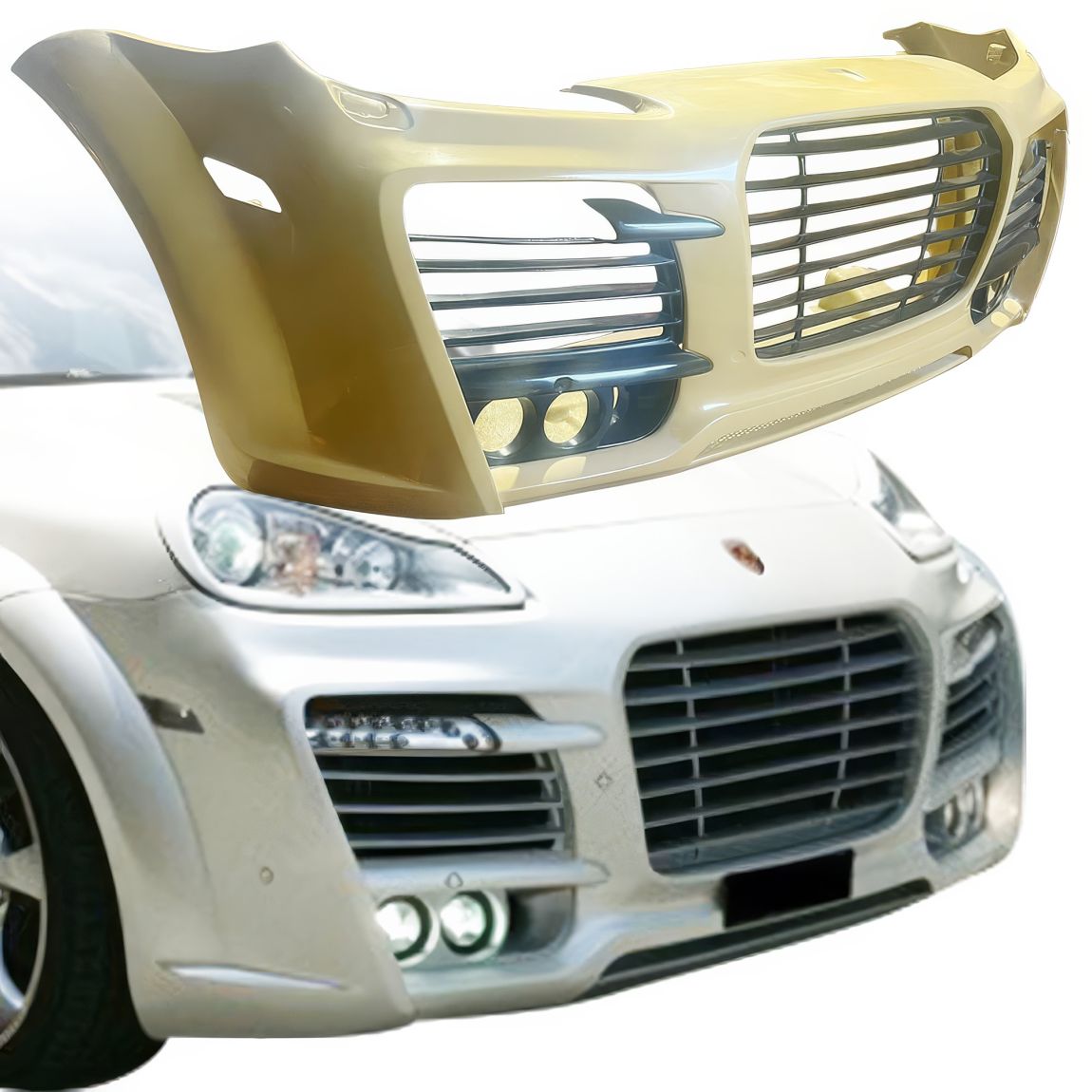 All kind of body kits for Porsche Cayenne 2008. Exterior/Front Bumpers or Lips 