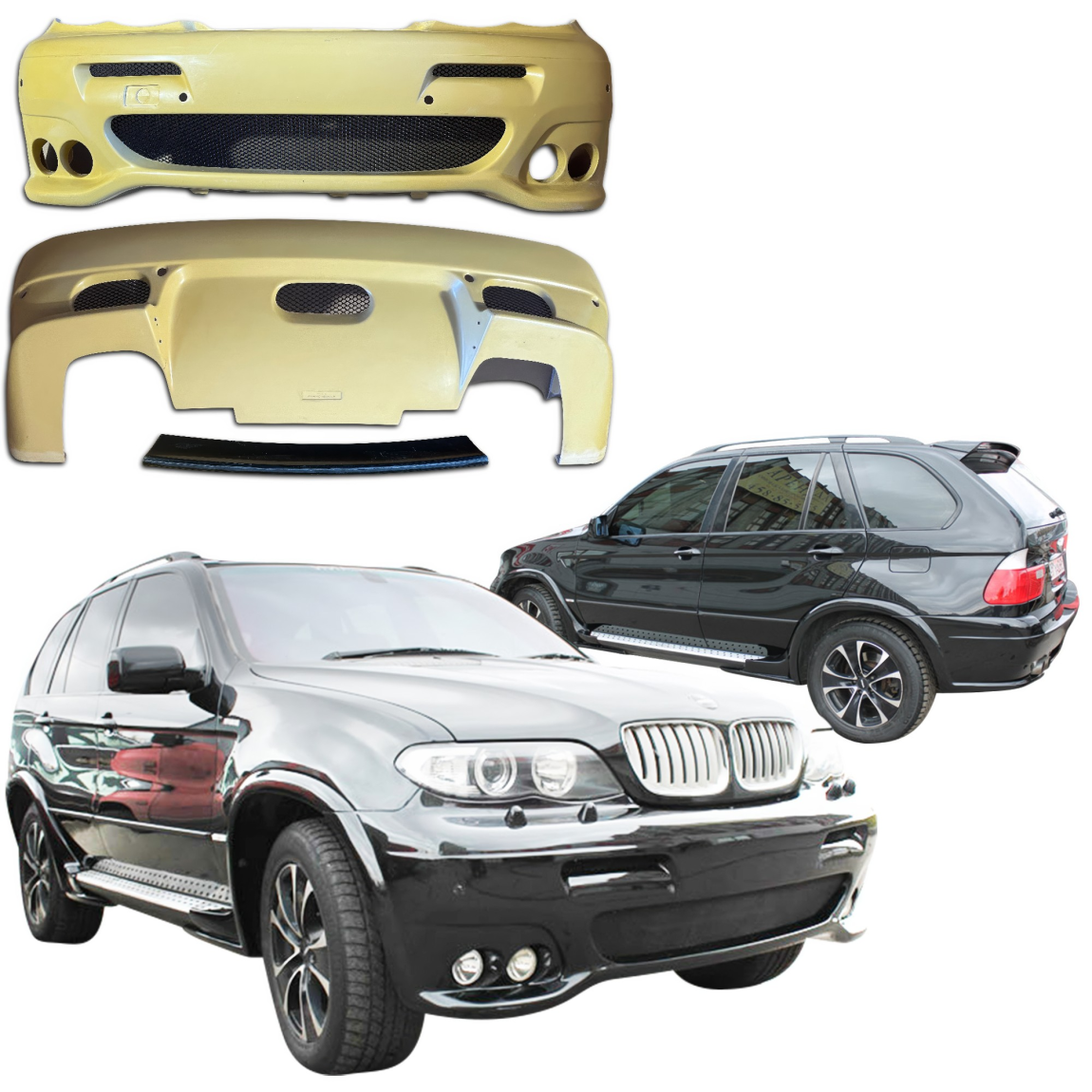 All kind of body kits for BMW X5 2000. Exterior/Complete Body Kits 