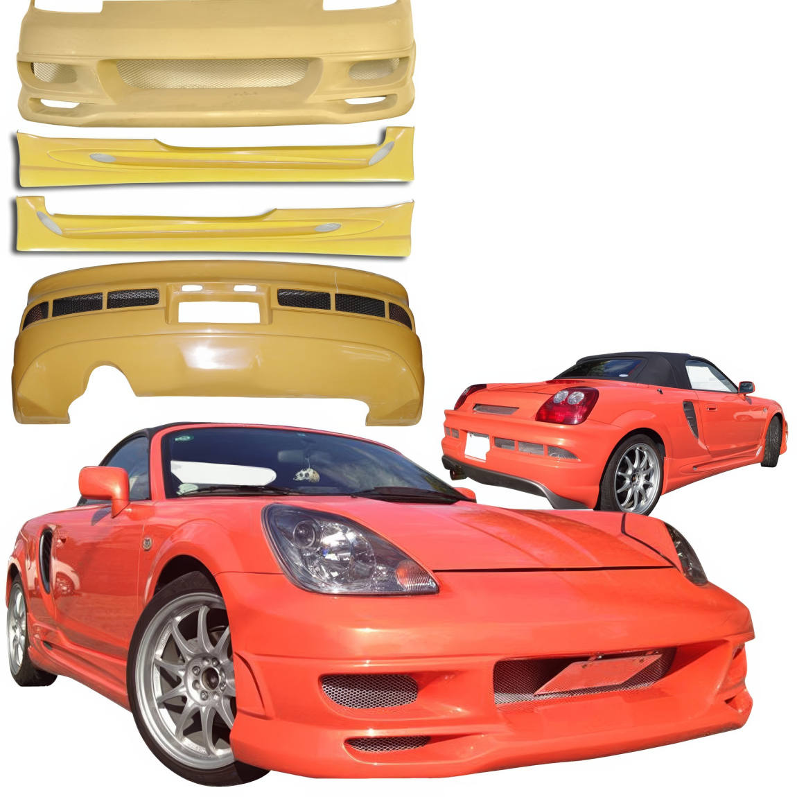 All kind of body kits for Toyota MR2 2000. Exterior/Complete Body Kits 