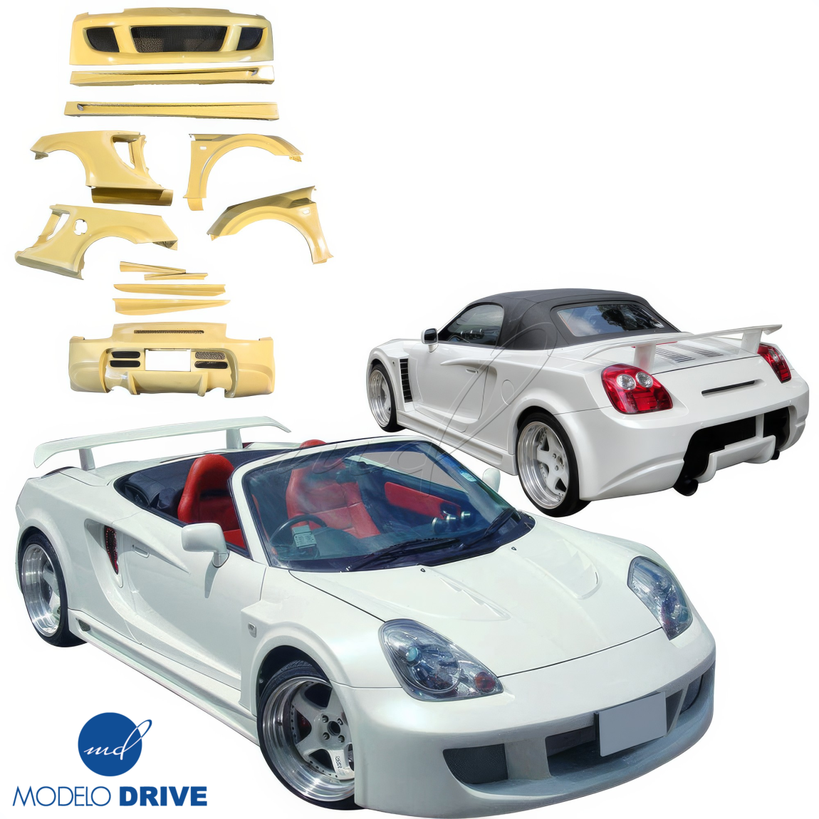 All kind of body kits for Toyota MR2 2000. Exterior/Complete Body Kits 