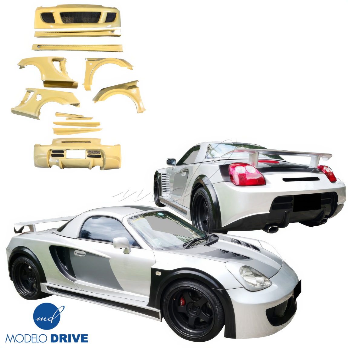 All kind of body kits for Toyota MR2 2000. Exterior/Complete Body Kits 