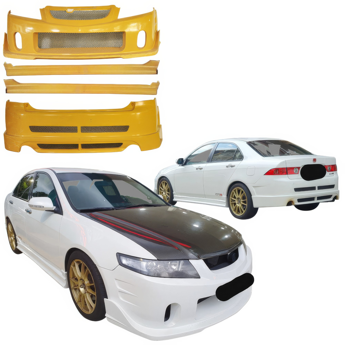 All kind of body kits for Acura TSX 2004. Exterior/Complete Body Kits 