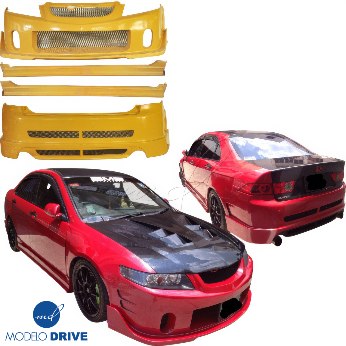 All kind of body kits for Acura TSX 2004. Exterior/Complete Body Kits 