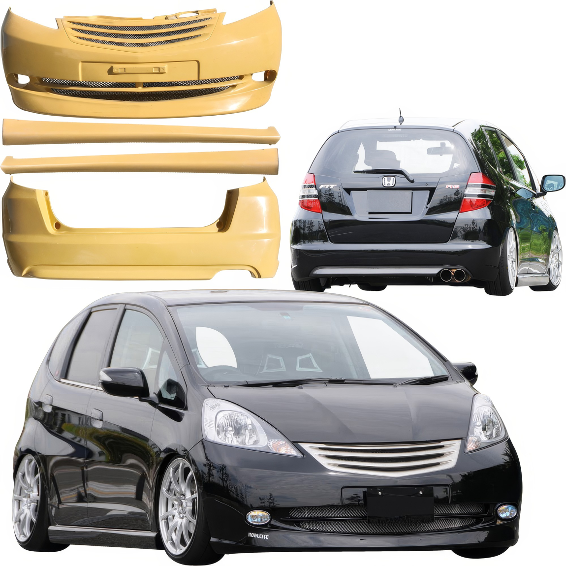 All kind of body kits for Honda Fit 2009. Exterior/Complete Body Kits 