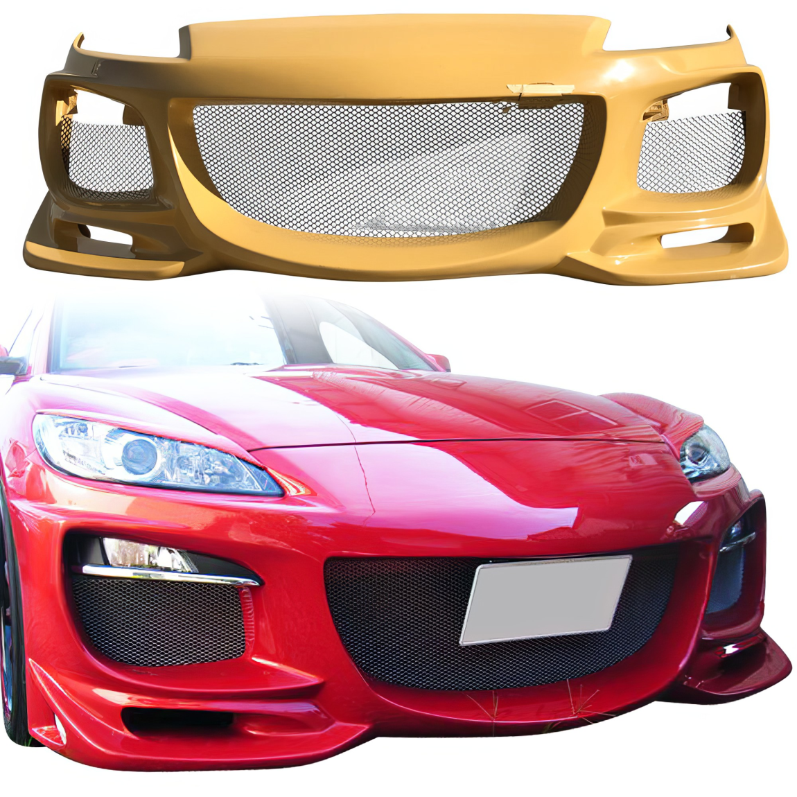 All kind of body kits for Mazda RX-8 2009. Exterior/Front Bumpers or Lips 