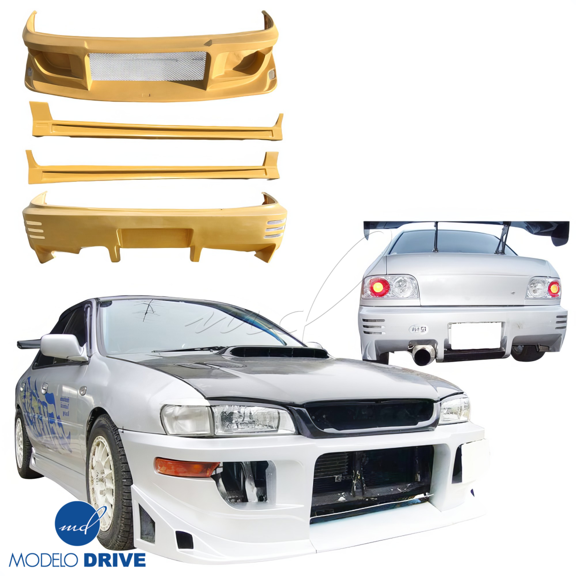 All kind of body kits for Subaru Impreza 1993. Exterior/Complete Body Kits 