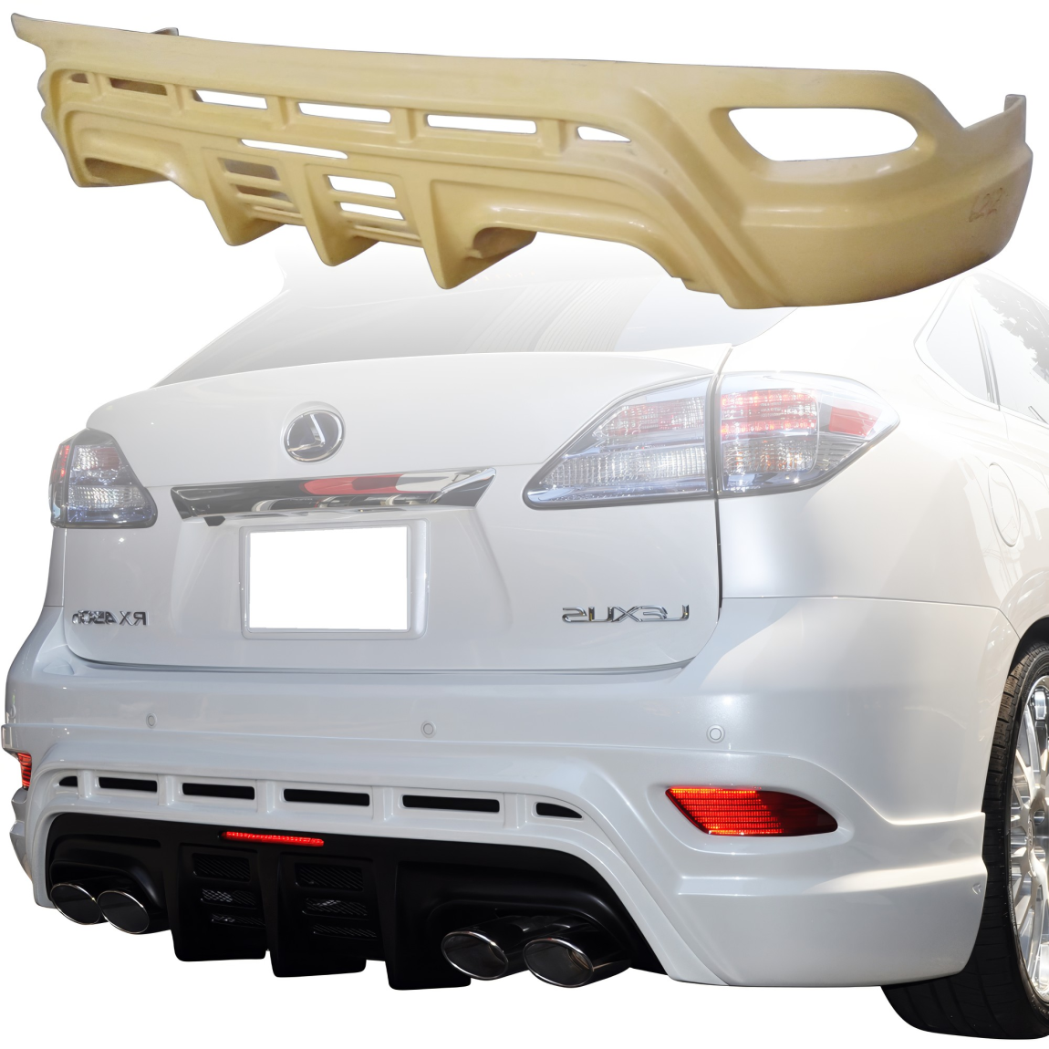 All kind of body kits for Lexus RX350 2010. Exterior/Rear Bumpers or Lips 