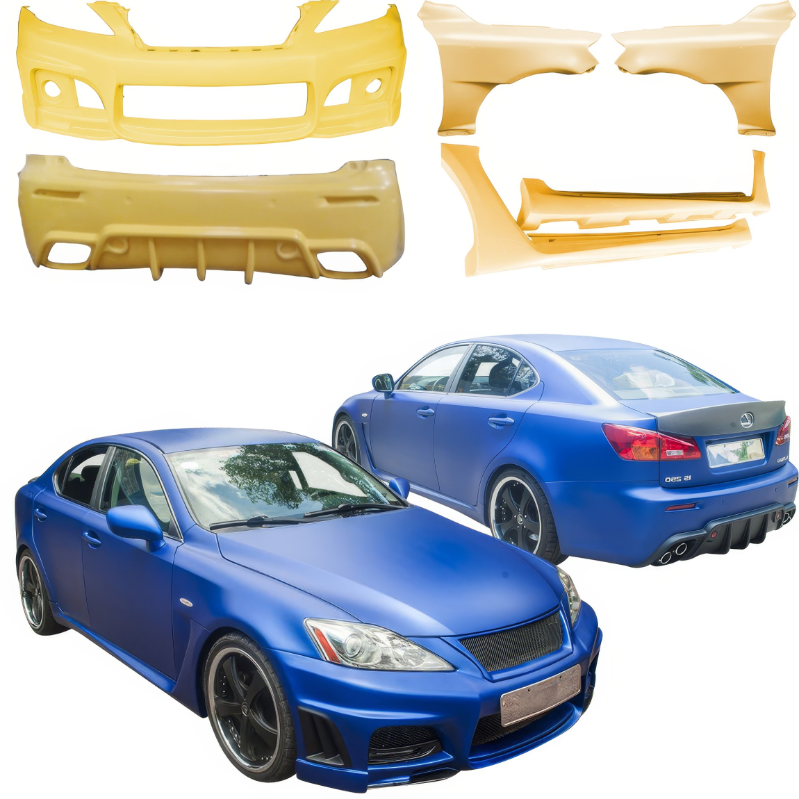 All kind of body kits for Lexus IS F 2012. Exterior/Complete Body Kits 